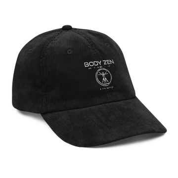 Body Zen Vintage corduroy cap w Body Zen logo