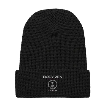 Body Zen Waffle beanie w Body Zen logo