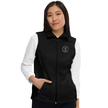 Body Zen Women’s Columbia fleece vest w Body Zen logo